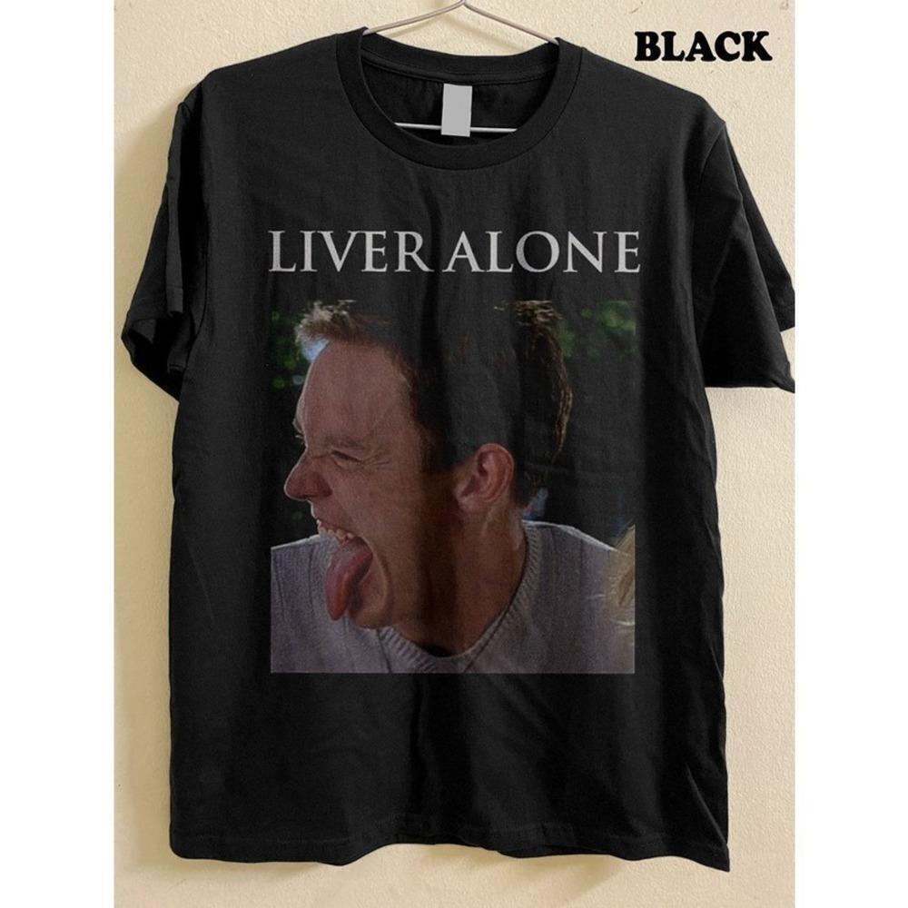 Scream Liver Alone Matthew Lillard Meme Retro Horror Fan Humor T-Shirt